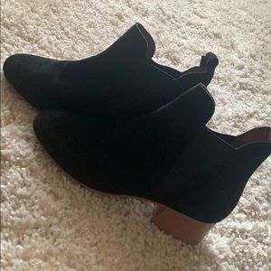 Black Suede Booties